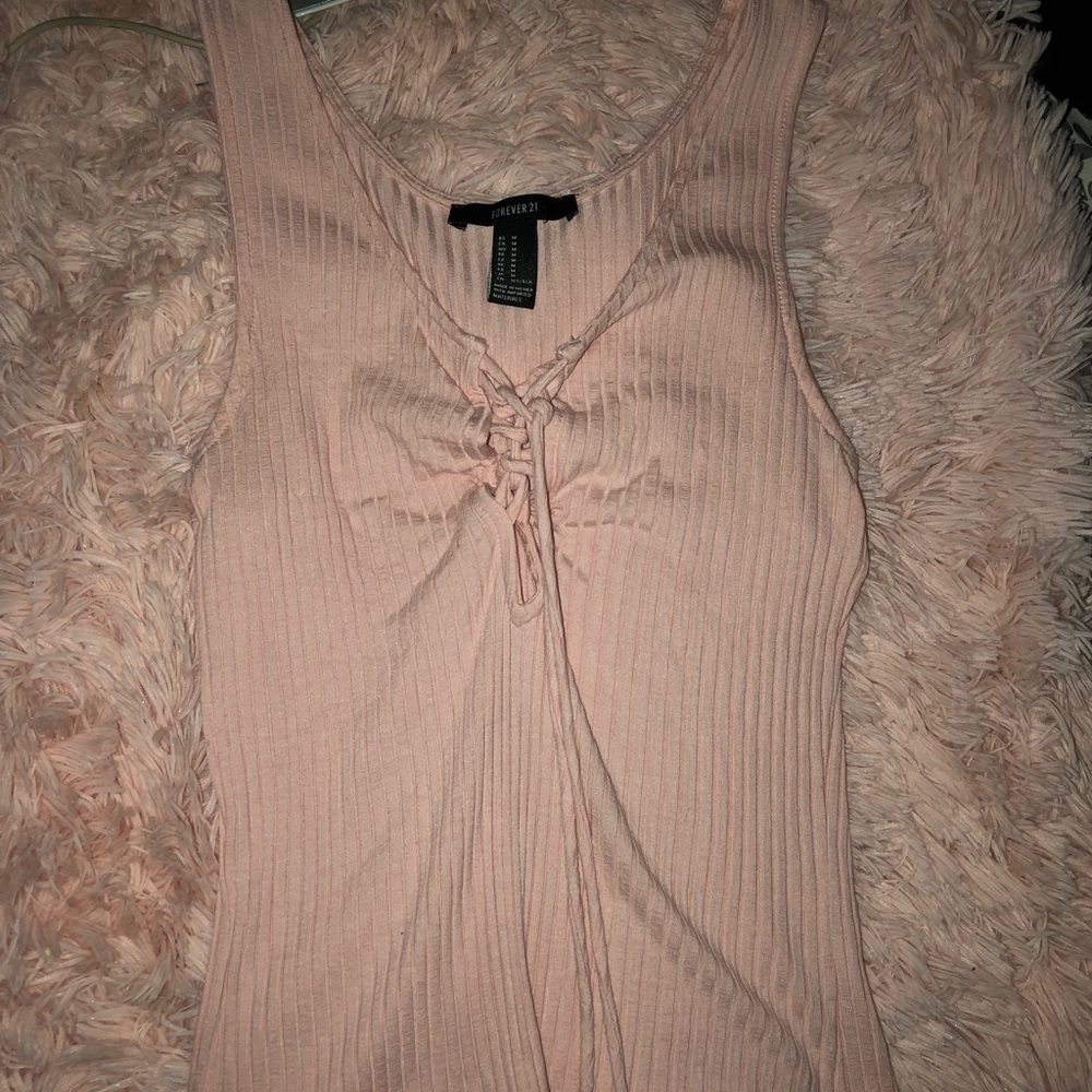 Forever 21 lace up top
